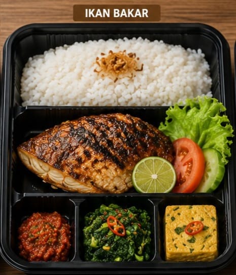 Bento Nasi + Ikan Bakar